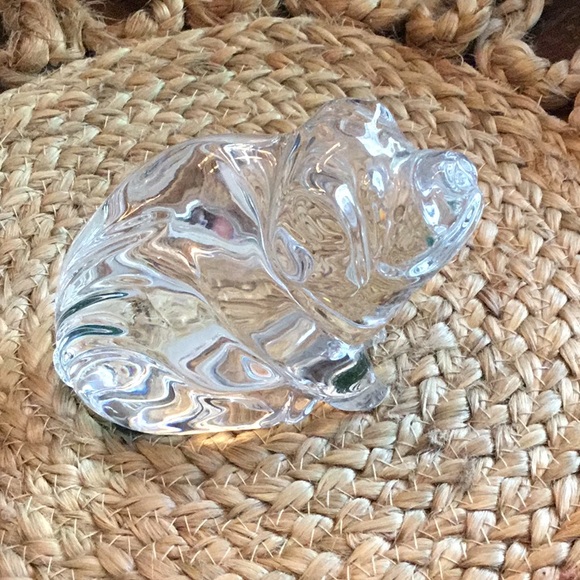 Signed Waterford Crystal Pig Paper Weight - Picture 1 of 5